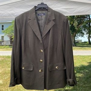 Evan-Picone Suit Jacket Plus Size 18W (matching pants listed too)